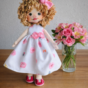 BONECA DE PANO COLEÇÃO GIGIH BABY