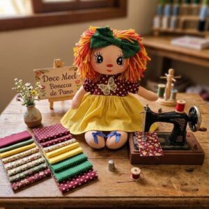 BONECA DE PANO EMILIA