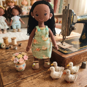 BONECA GIGIH CABELO DE LÃ